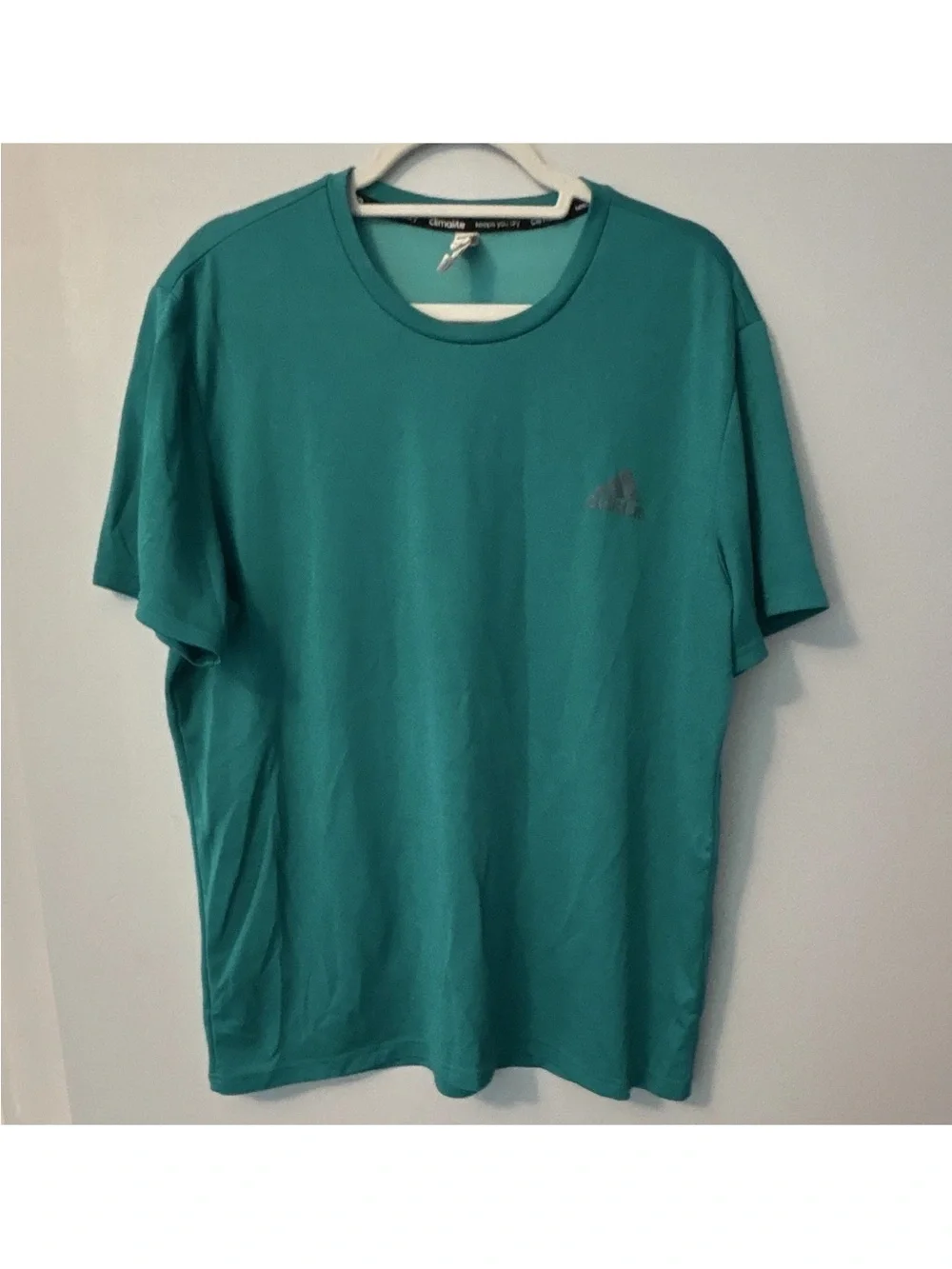 adidas Men’s Teal Short Sleeve Performance Tee